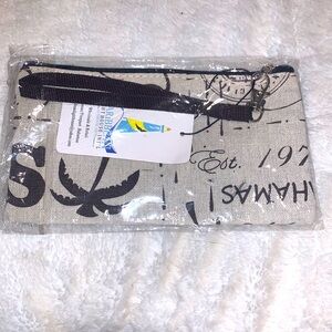 NWT Nassau Freeport Bahamas wristlet from Caribbean Lighthouse INT’L gift store